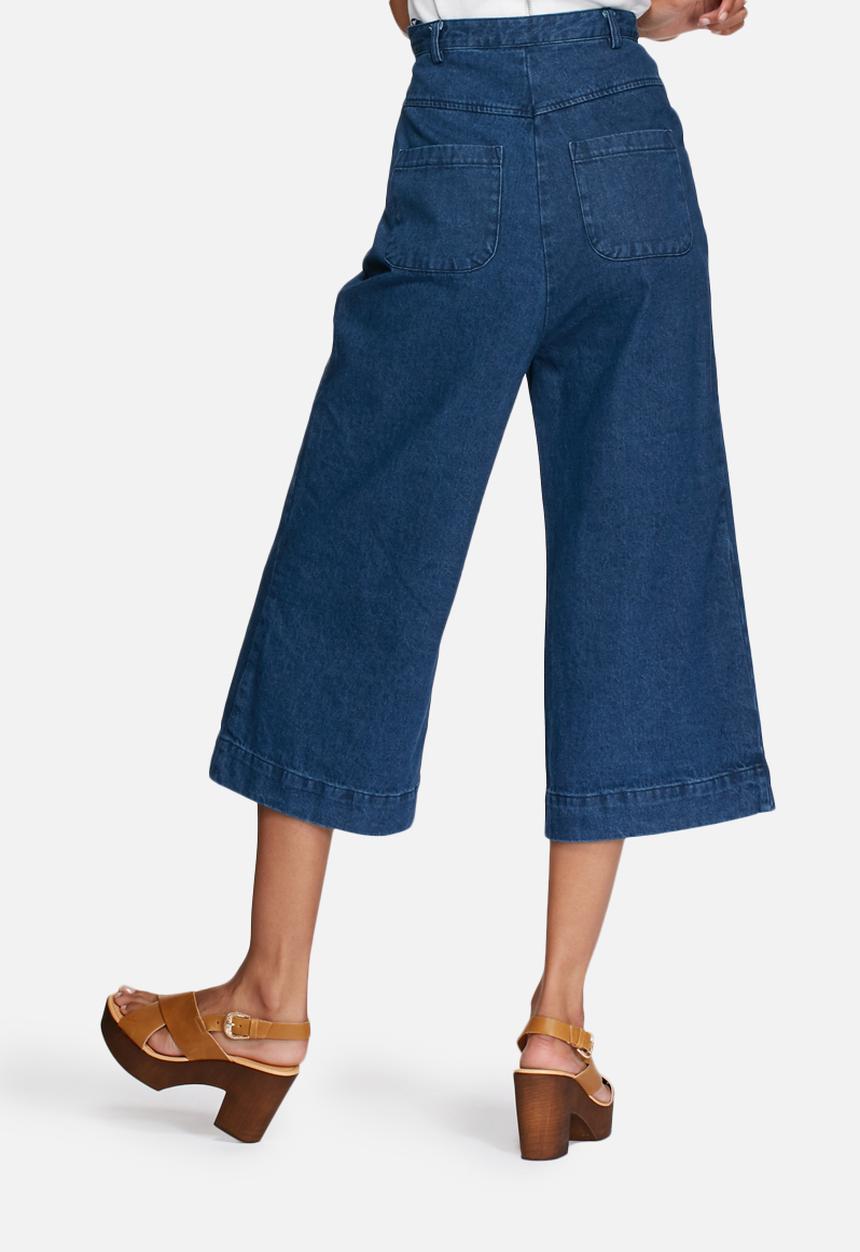 Neon Rose - Denim culotte