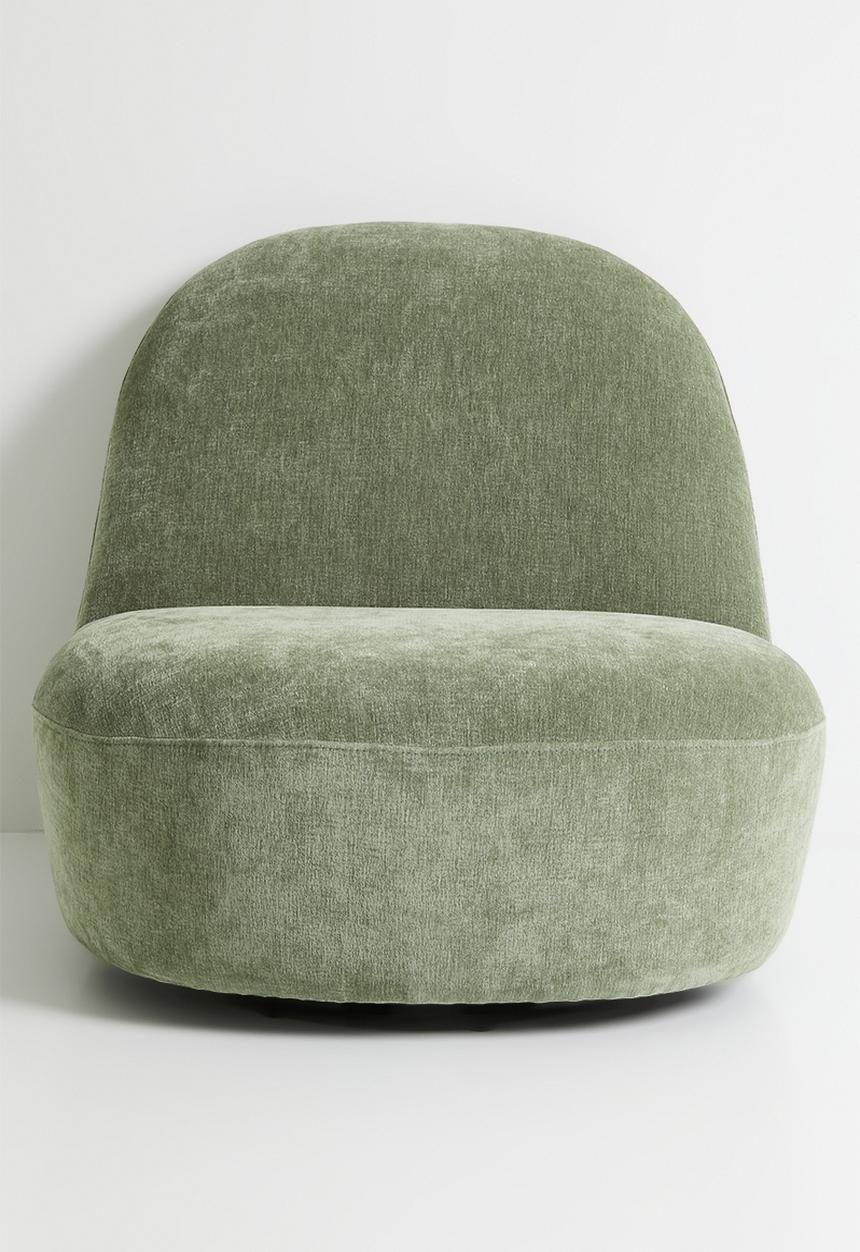 Sixth Floor - Rock Swivel Chair - Green