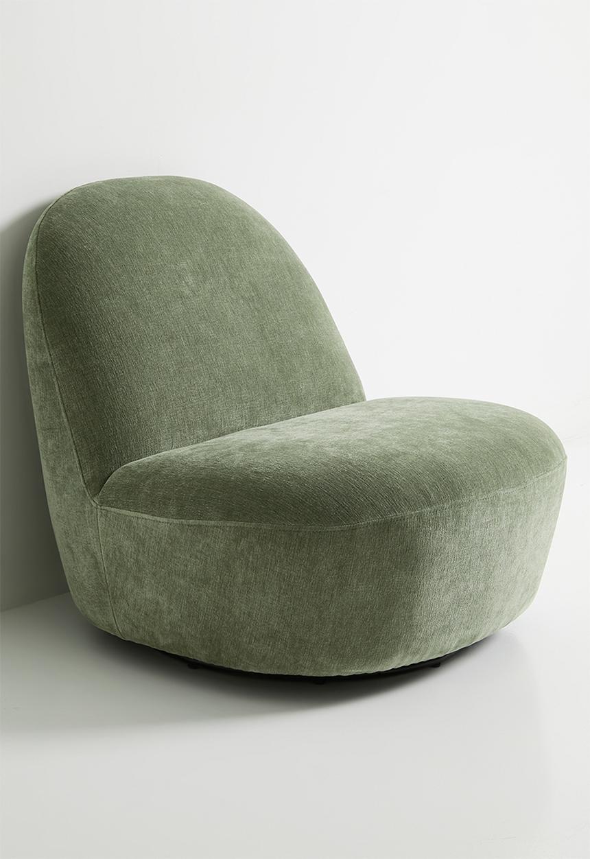 Sixth Floor - Rock Swivel Chair - Green