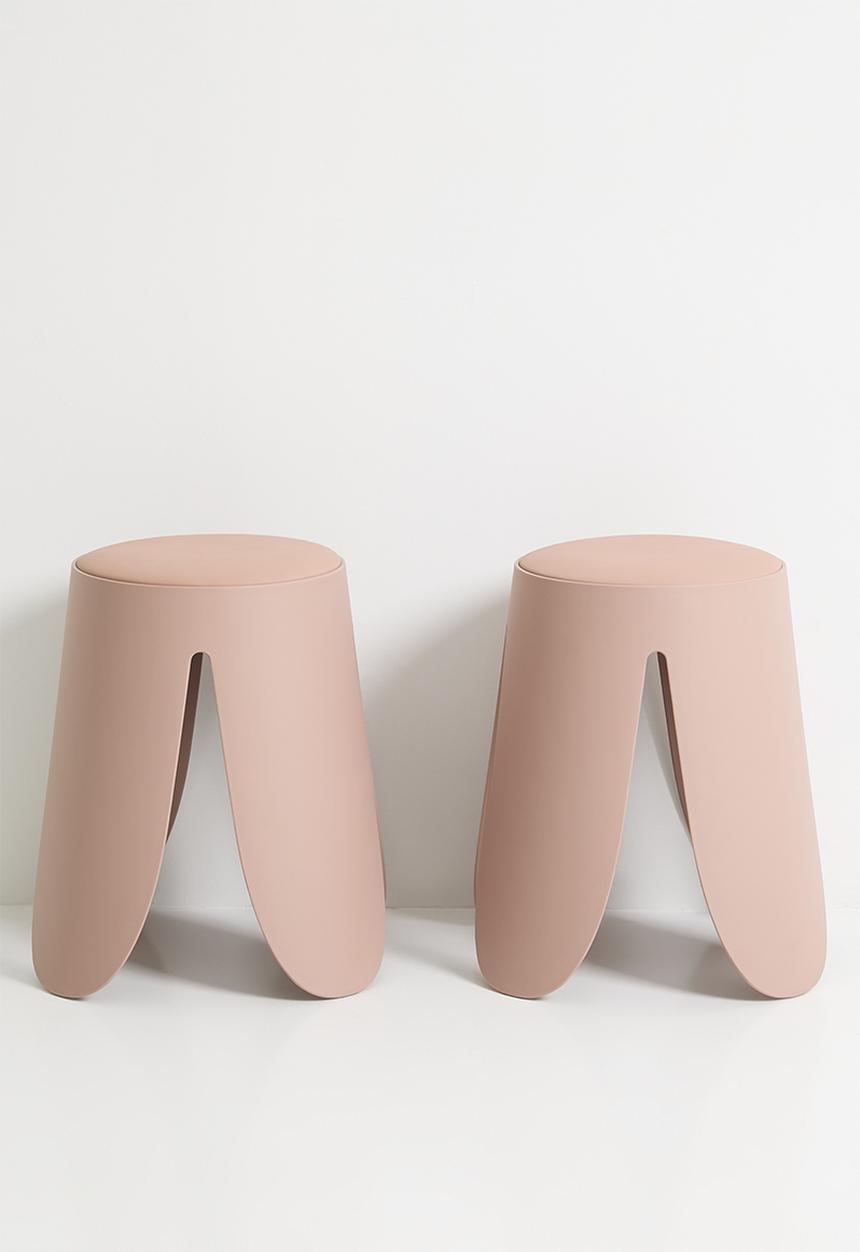Sixth Floor - Musa Stackable Chair Set of 2 - Dusty Pink