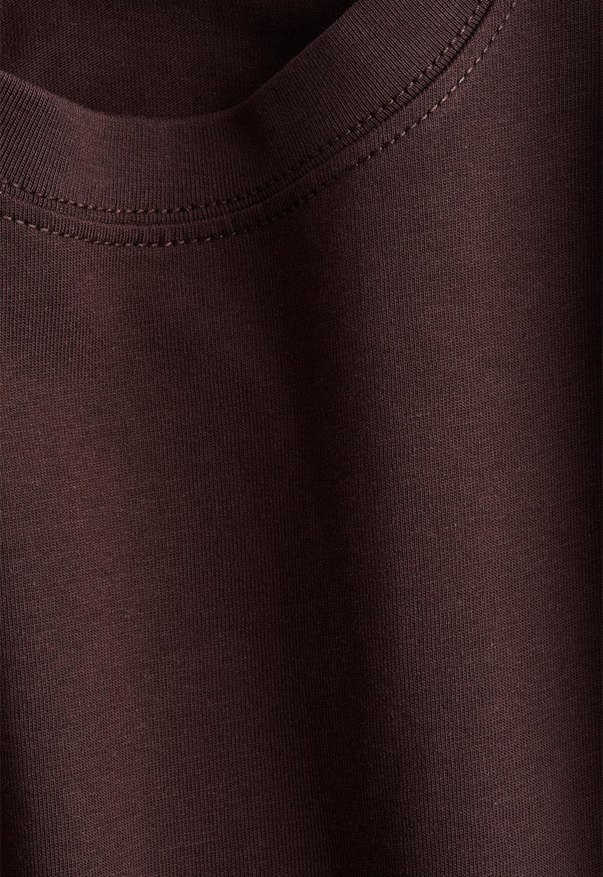 H&M - Oversized t-shirt - dark brown