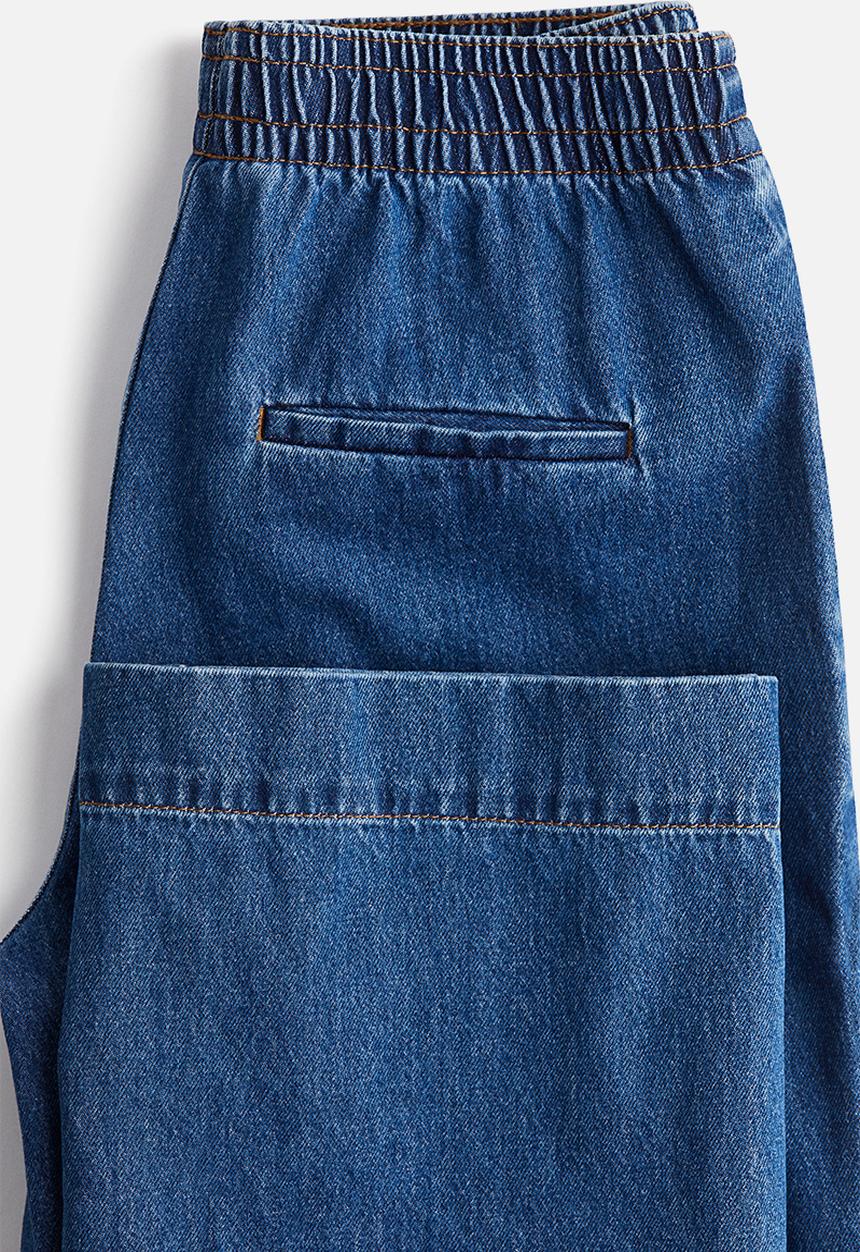 H&M - Pull-on denim trousers - denim blue