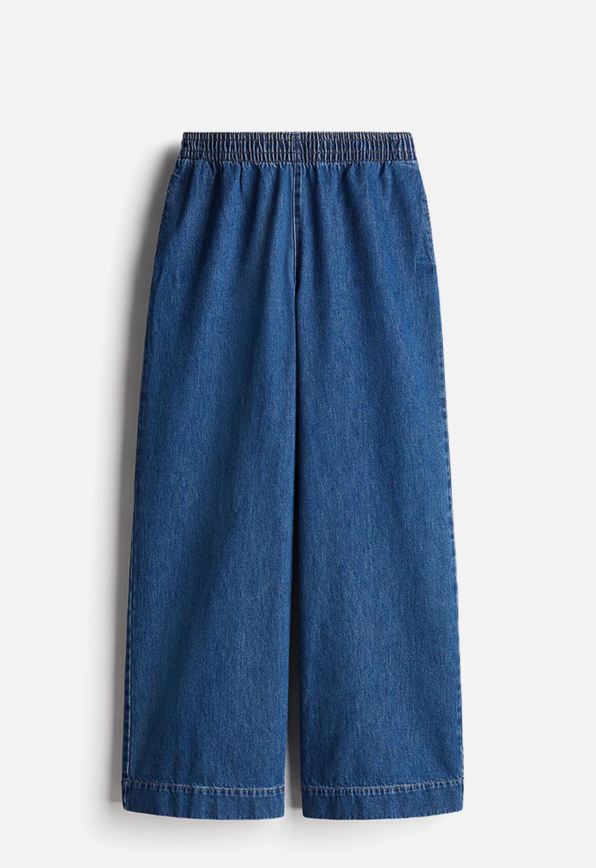 H&M - Pull-on denim trousers - denim blue