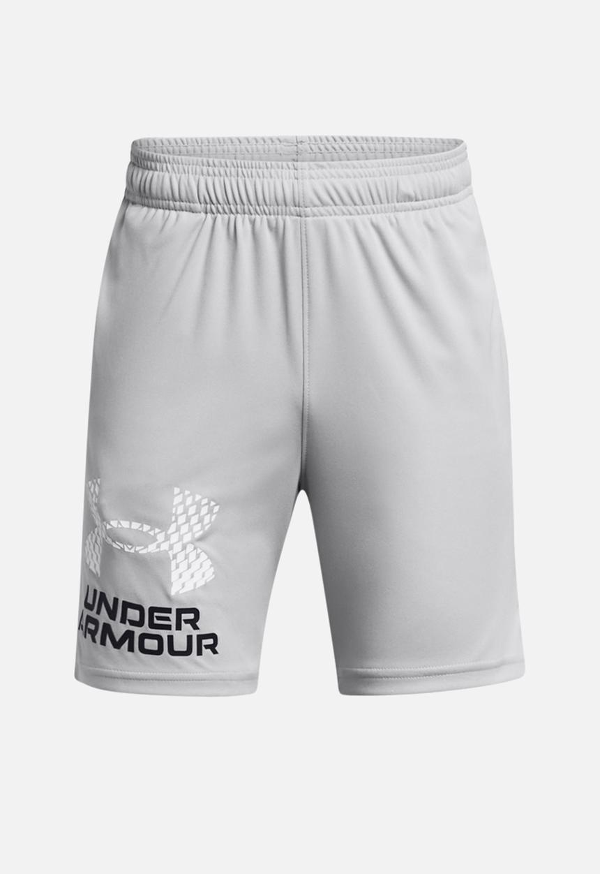 Under Armour - Ua Tech Logo Shorts - Mod Gray/White