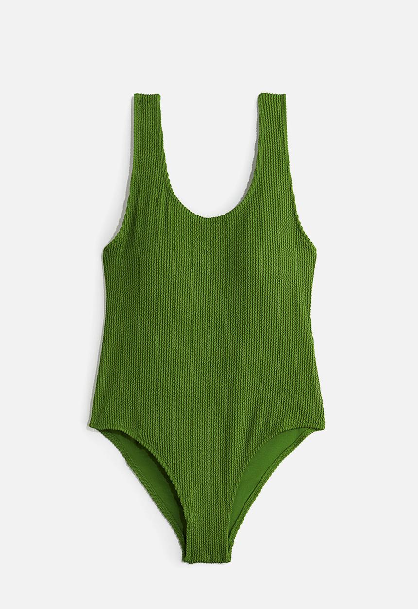 H&M - Padded-cup swimsuit - green