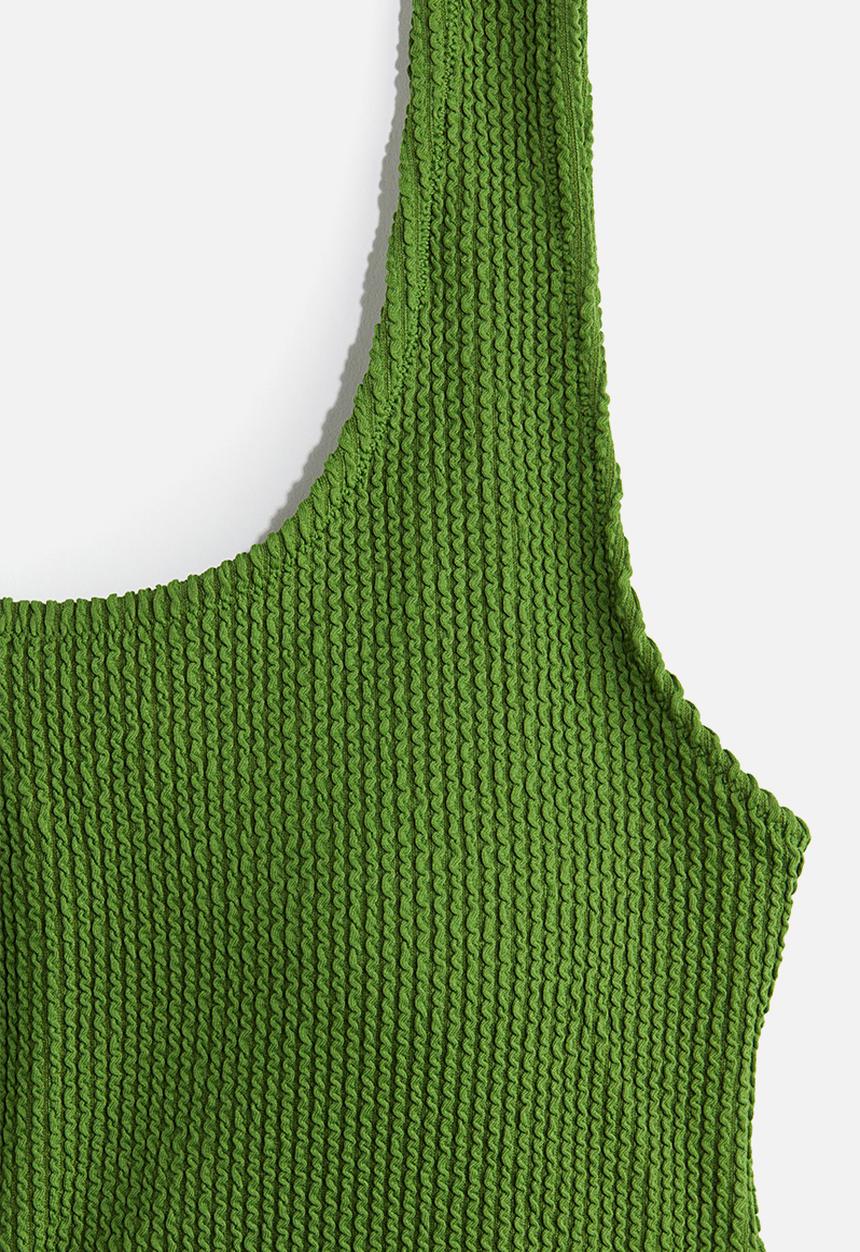 H&M - Padded-cup swimsuit - green