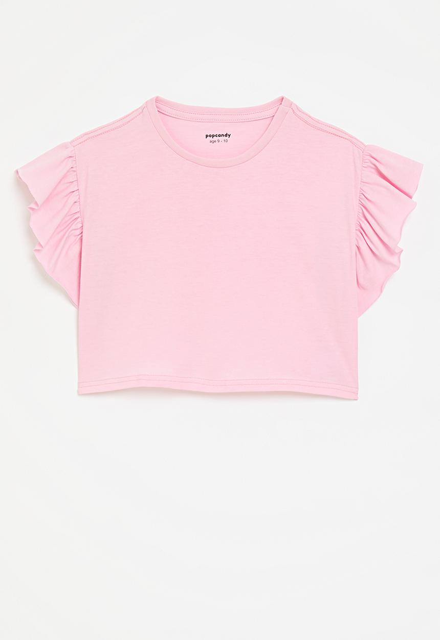 Pop Candy - Frill tee - light pink