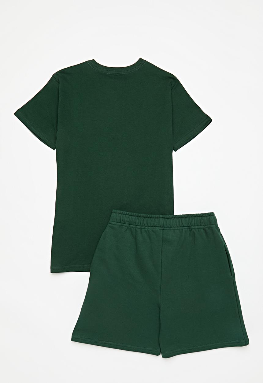 Pop Candy - Tee & short set -green