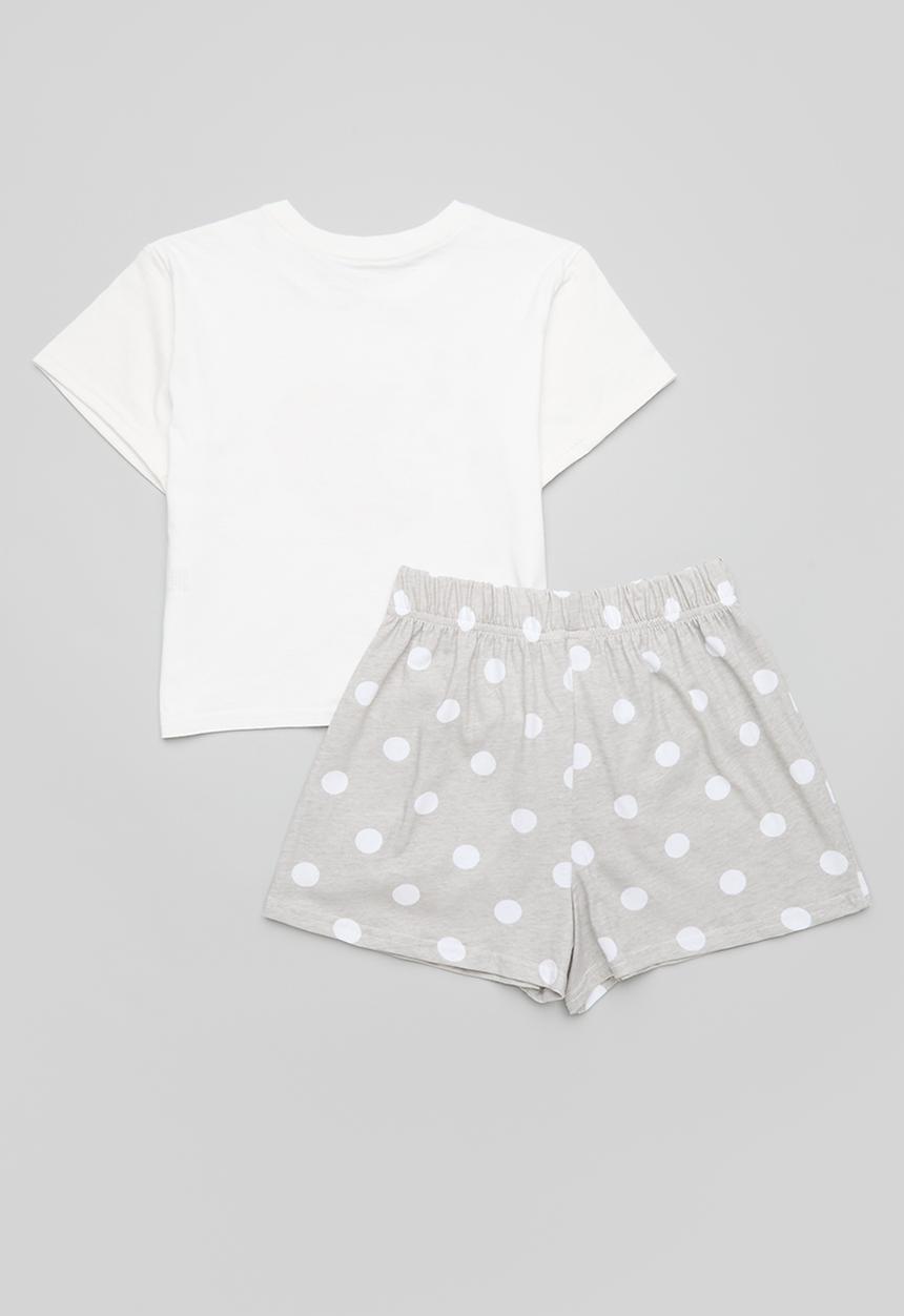 Pop Candy - Pj set - white/polka dot