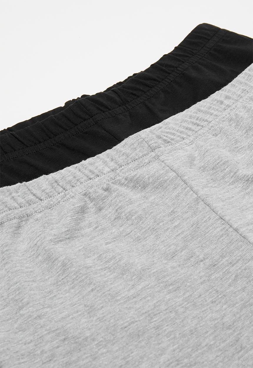 Pop Candy - 2 Pack cycling short - black/grey