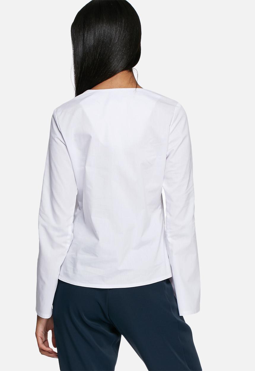 dailyfriday - Woven fluted sleeve top 