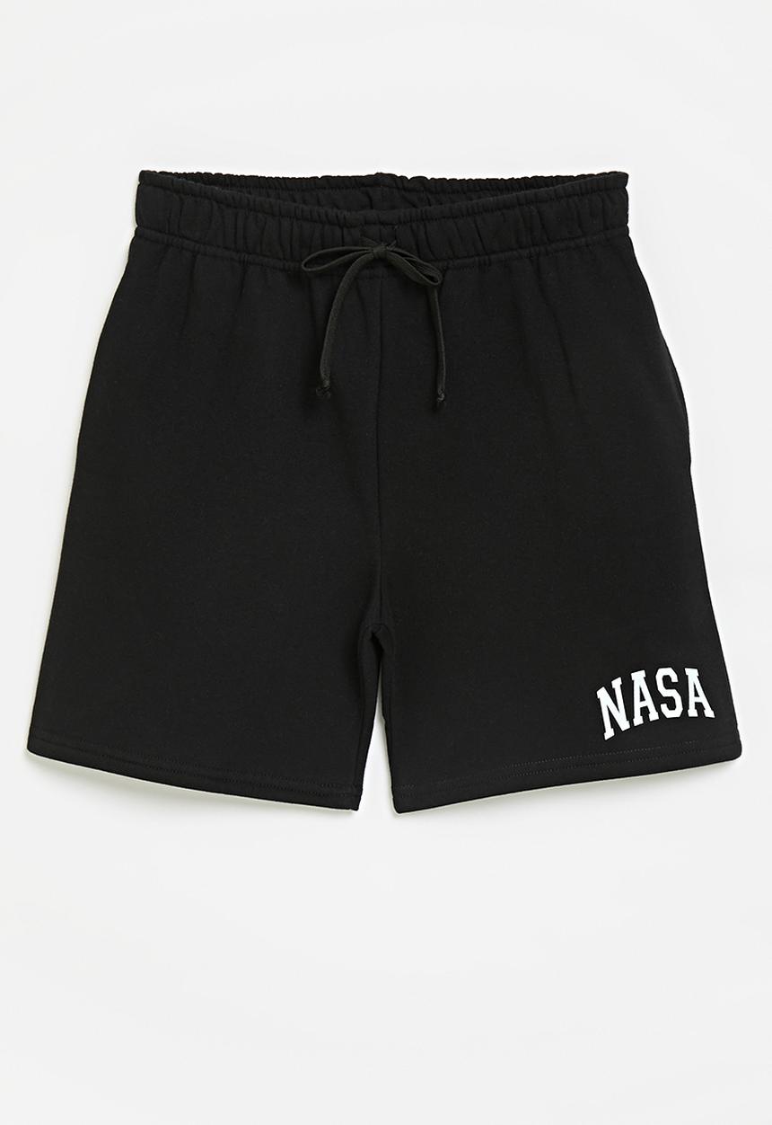 Pop Candy - Nasa shorts - black & white