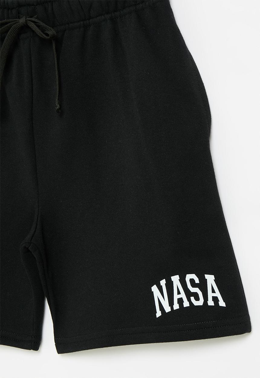 Pop Candy - Nasa shorts - black & white