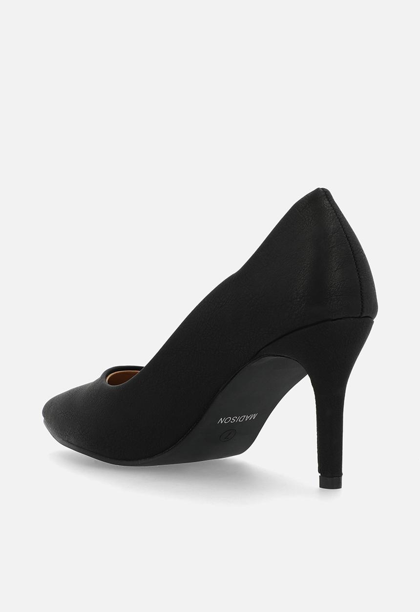 Madison® - Penny scalloped heel - black