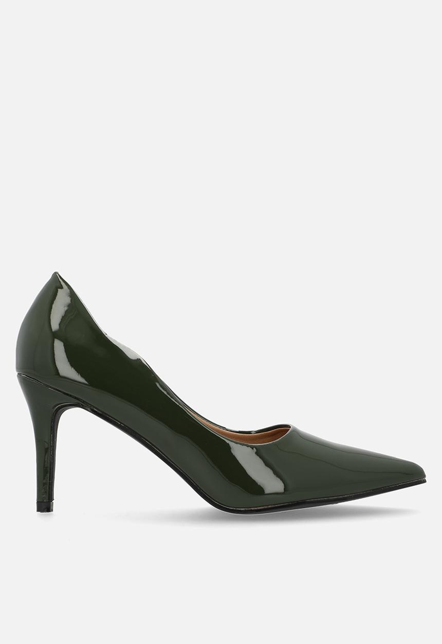 Madison® - Penny scalloped heel - olive