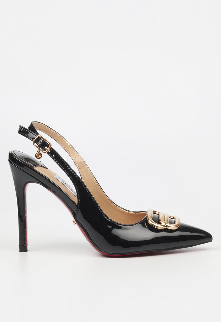 Miss Black - Lola 57 slingback heel - black