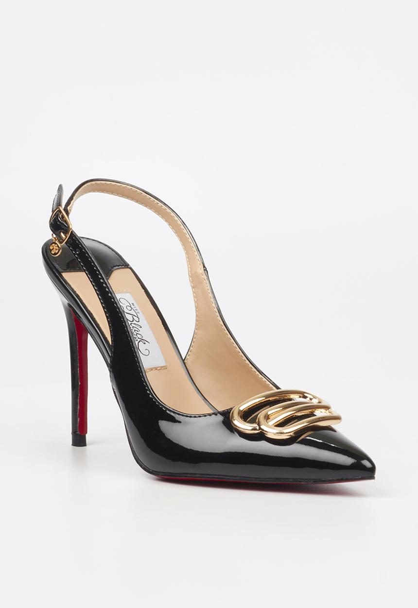 Miss Black - Lola 57 slingback heel - black