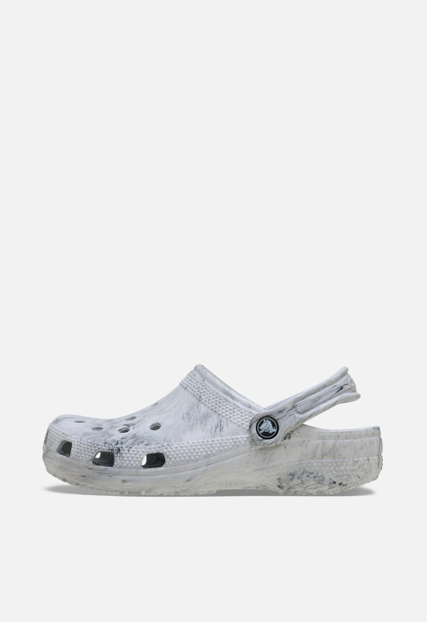 Crocs - Clsc Watercolor Marbled Clog K-Grey Swirl