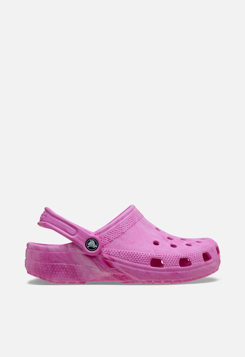 Crocs - Clsc Watercolor Marbled Clog K-Pink Swirl