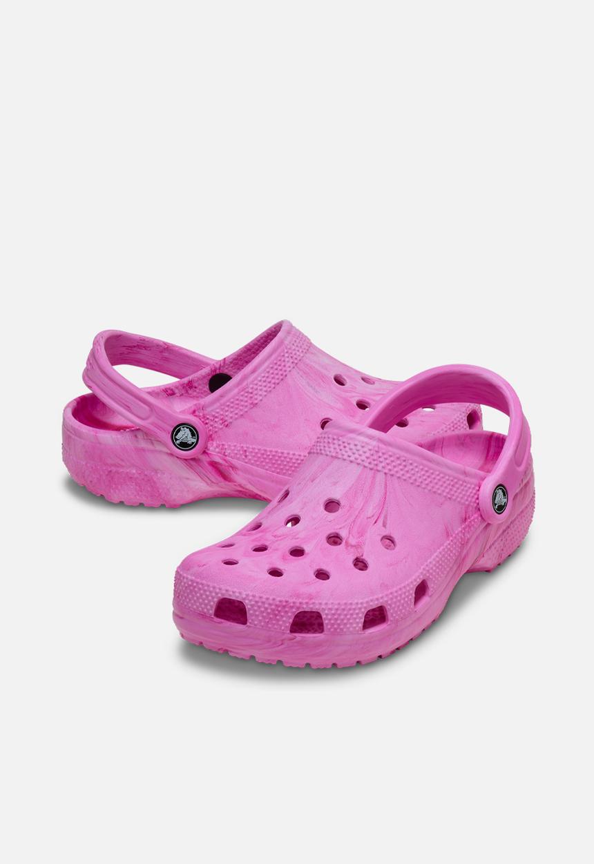 Crocs - Clsc Watercolor Marbled Clog K-Pink Swirl