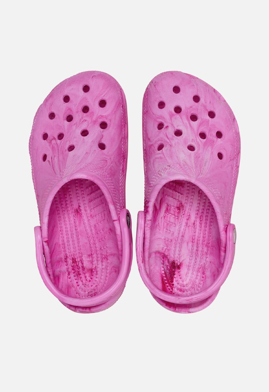 Crocs - Clsc Watercolor Marbled Clog K-Pink Swirl