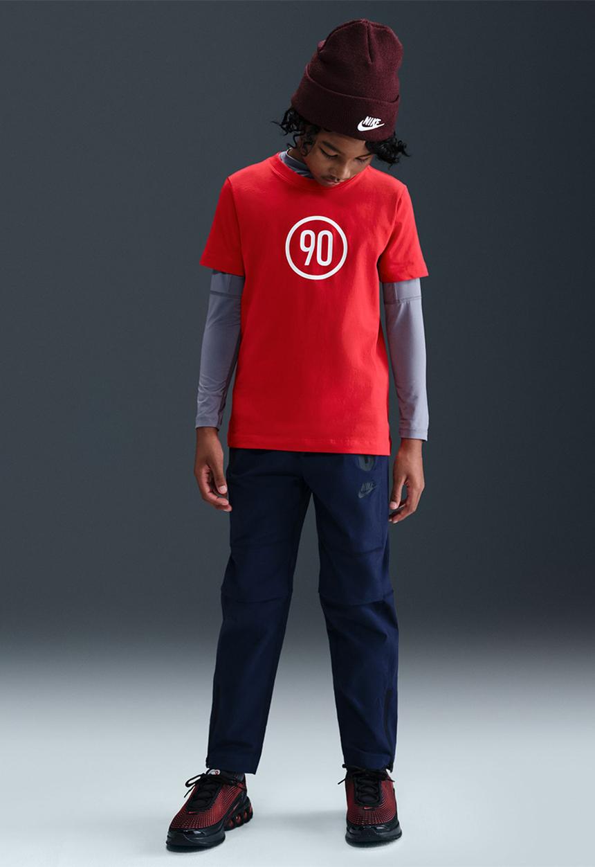 Nike - Kids Nike Sportswear Total 90 Tee - University Red