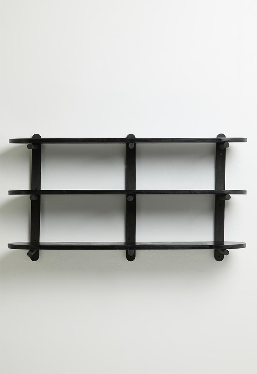 Native Decor - Lumi Wall Mounted Shelf Unit - Black