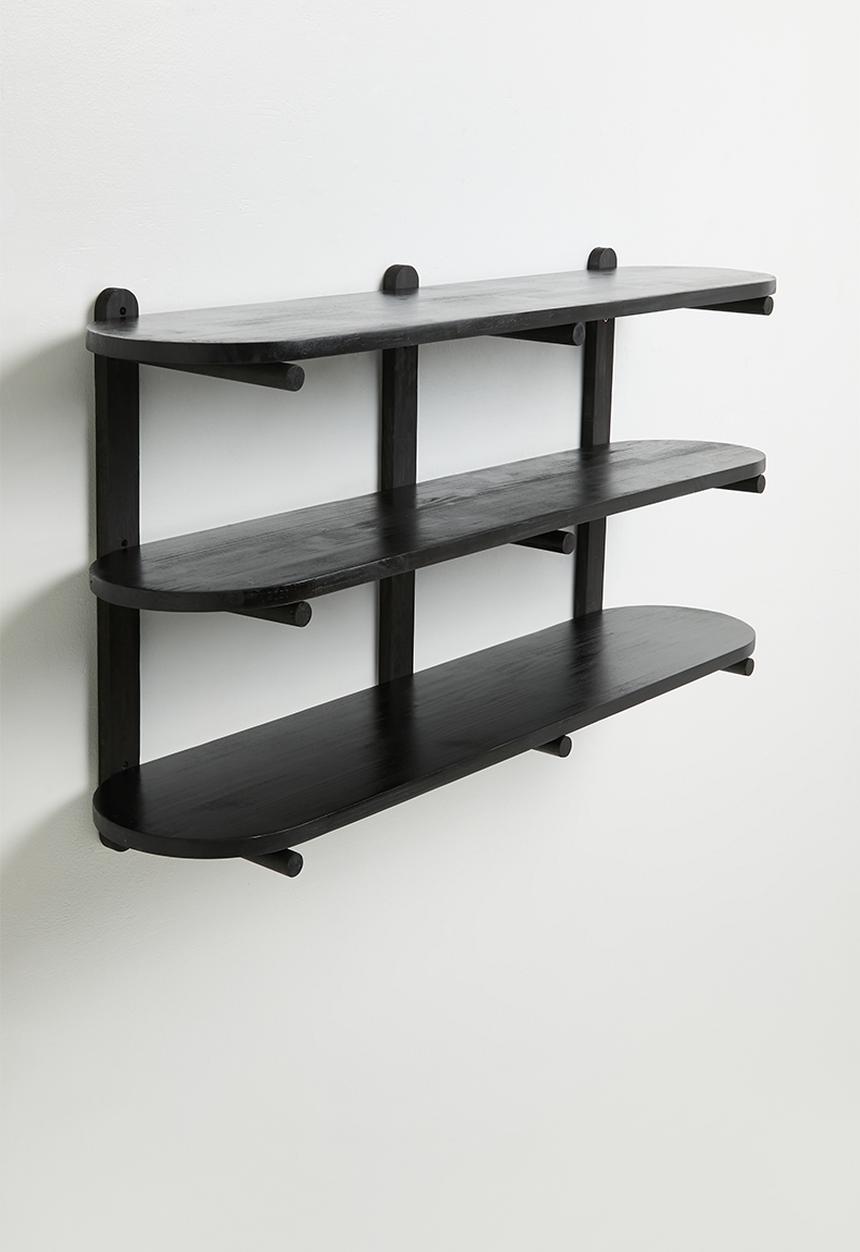 Native Decor - Lumi Wall Mounted Shelf Unit - Black