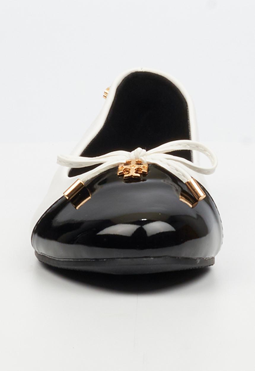 Miss Black - Ayanda 3 pump - white combo