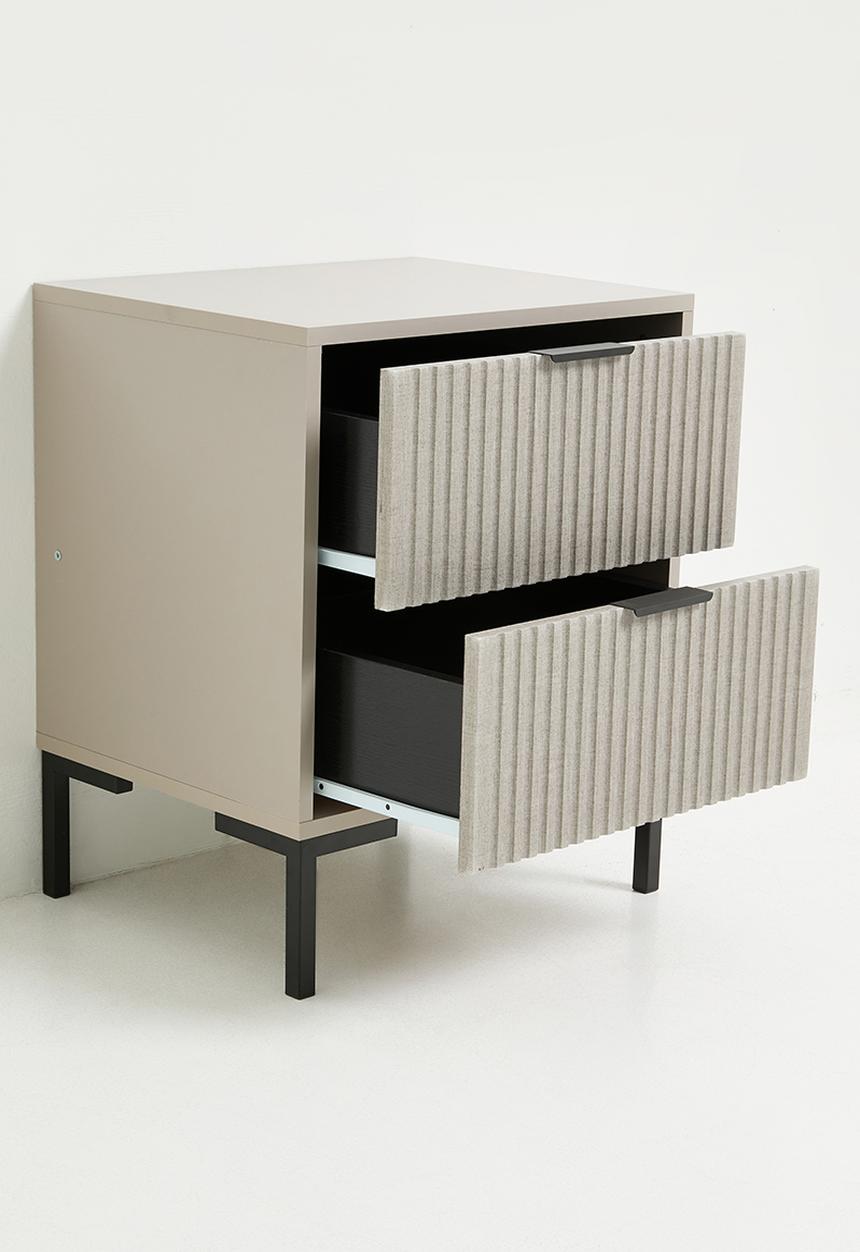 Me&Co - Destiny Bedside Table - Stone