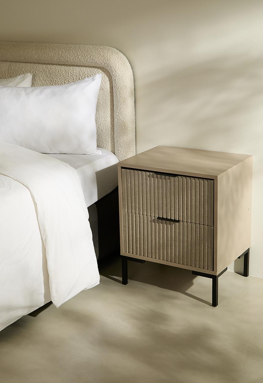 Me&Co - Destiny Bedside Table - Stone
