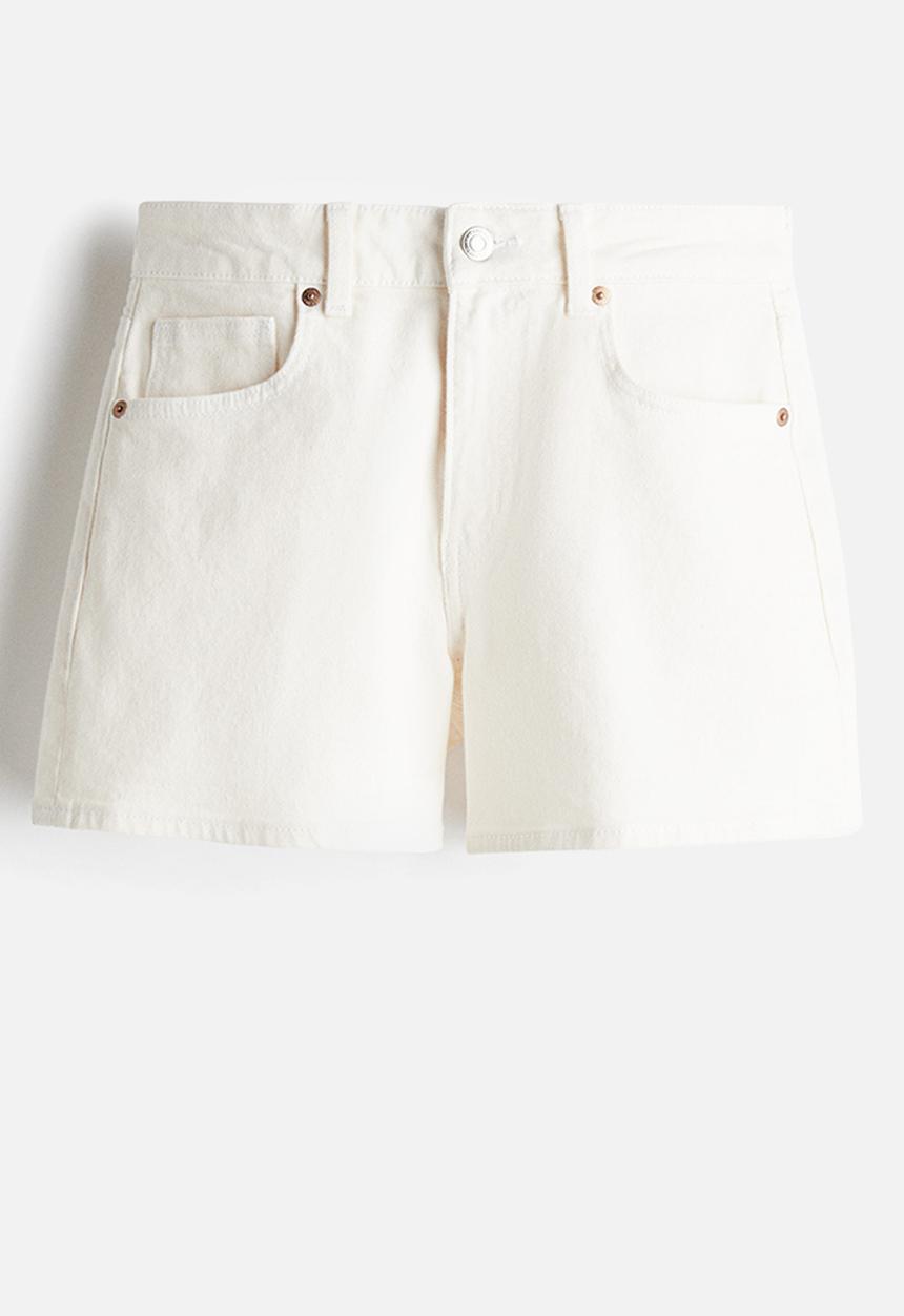 H&M - Denim shorts - white