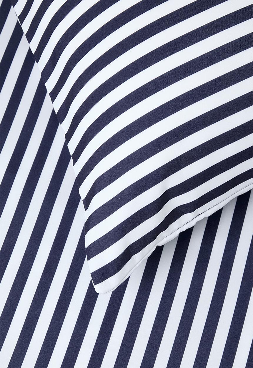 Sixth Floor - Stripe duvet cover - Navy