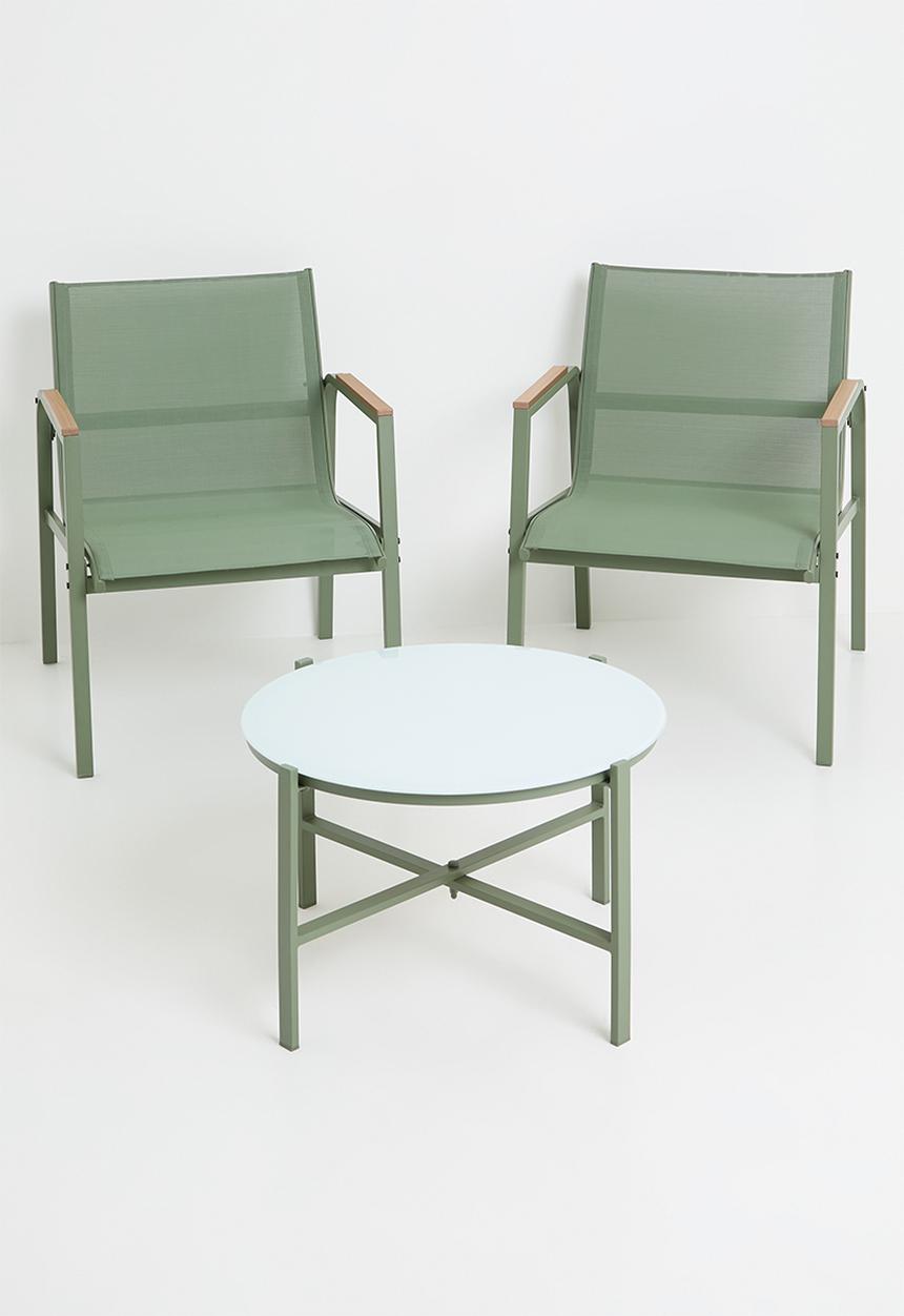 H&S - Yuka outdoor deck set - green