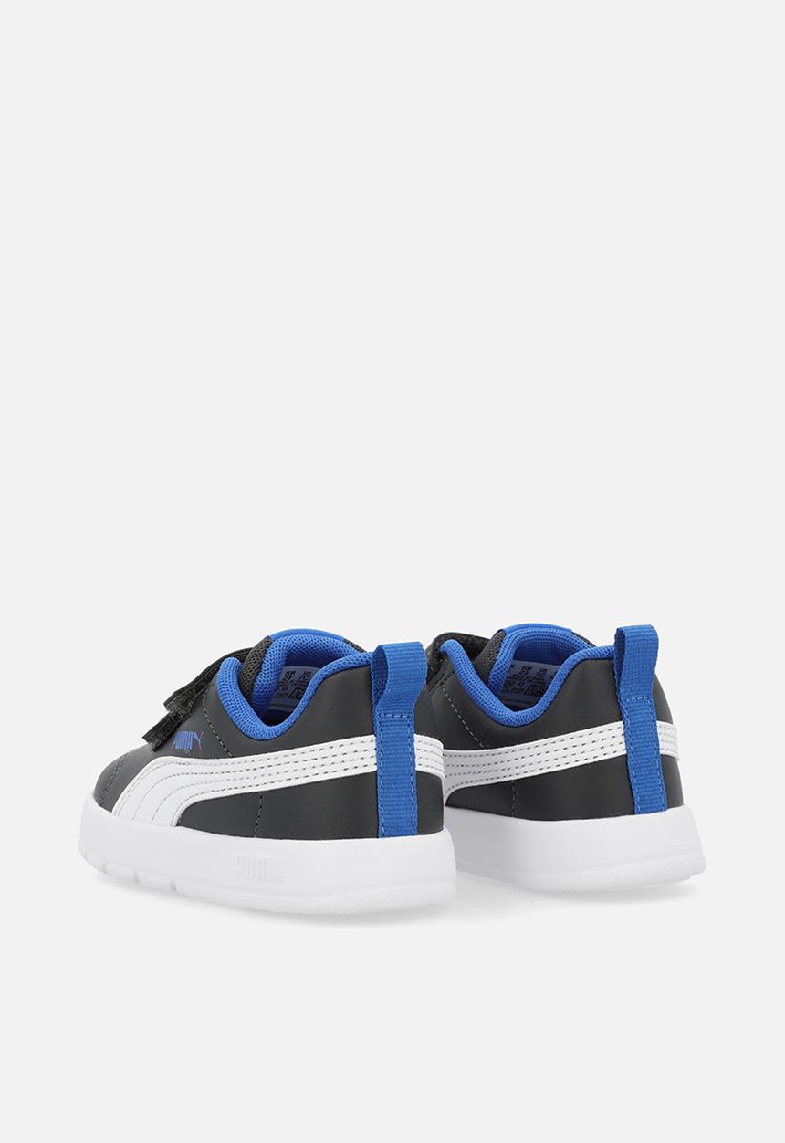 PUMA - Courtflex V3 V Inf-Dusky Gray-Puma White/Mountain Blue
