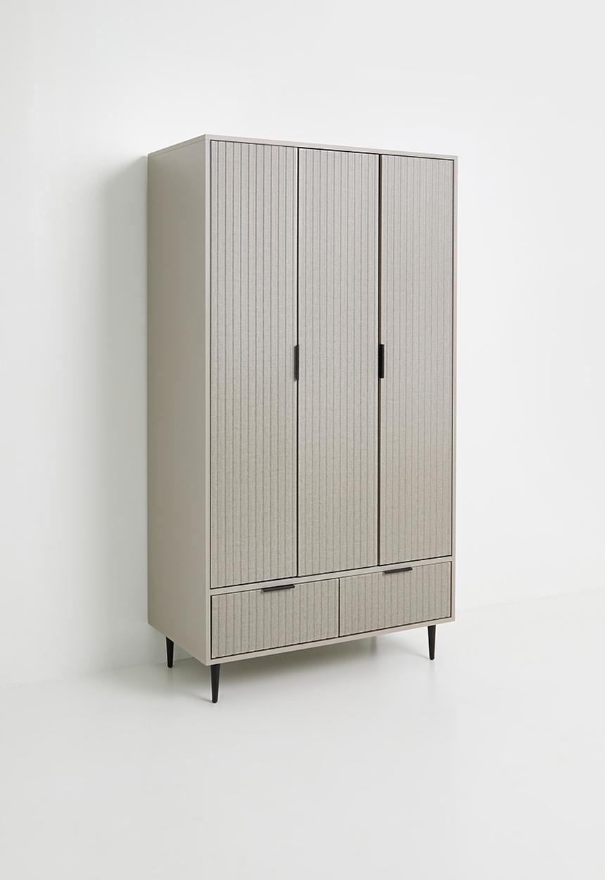 Me&Co - Sable Storage Wardrobe - stone