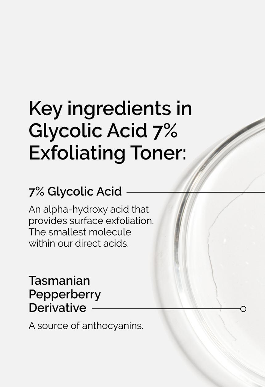 The Ordinary. - Glycolic Acid 7% Exfoliating Toner - 240ml
