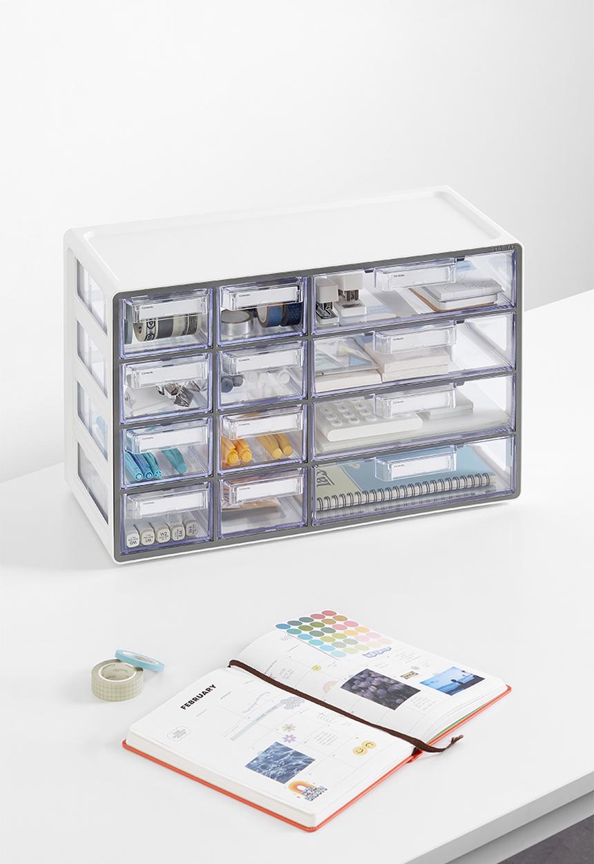 Litem - Up system hybrid multibox 12 drawer - grey