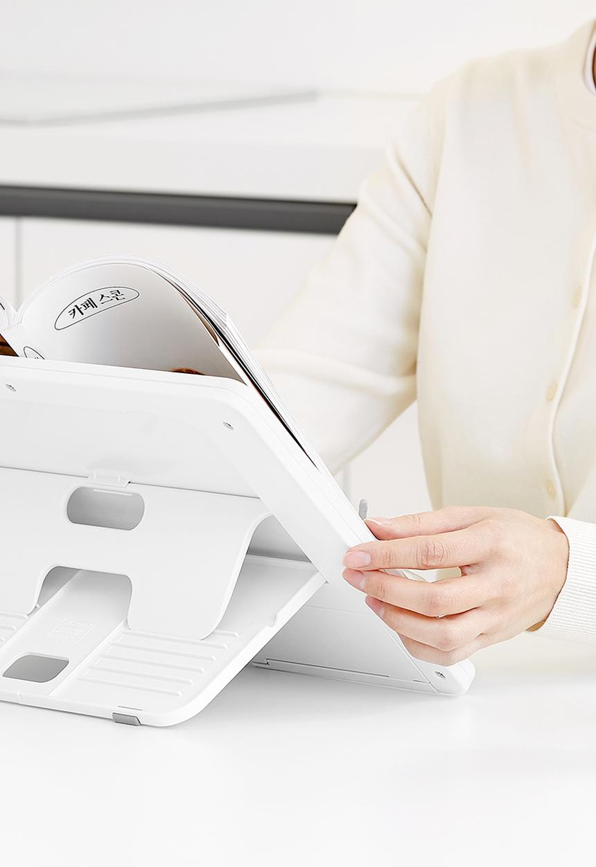 Litem - Flip recipe book stand - white