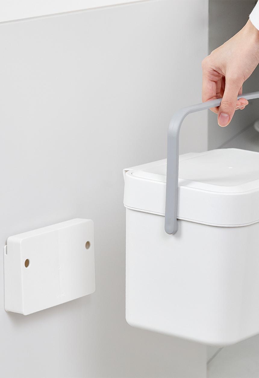 Litem - Hanging waste bin - white