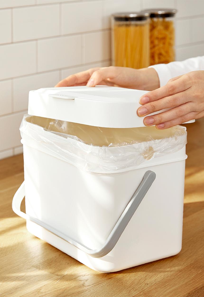 Litem - Hanging waste bin - white