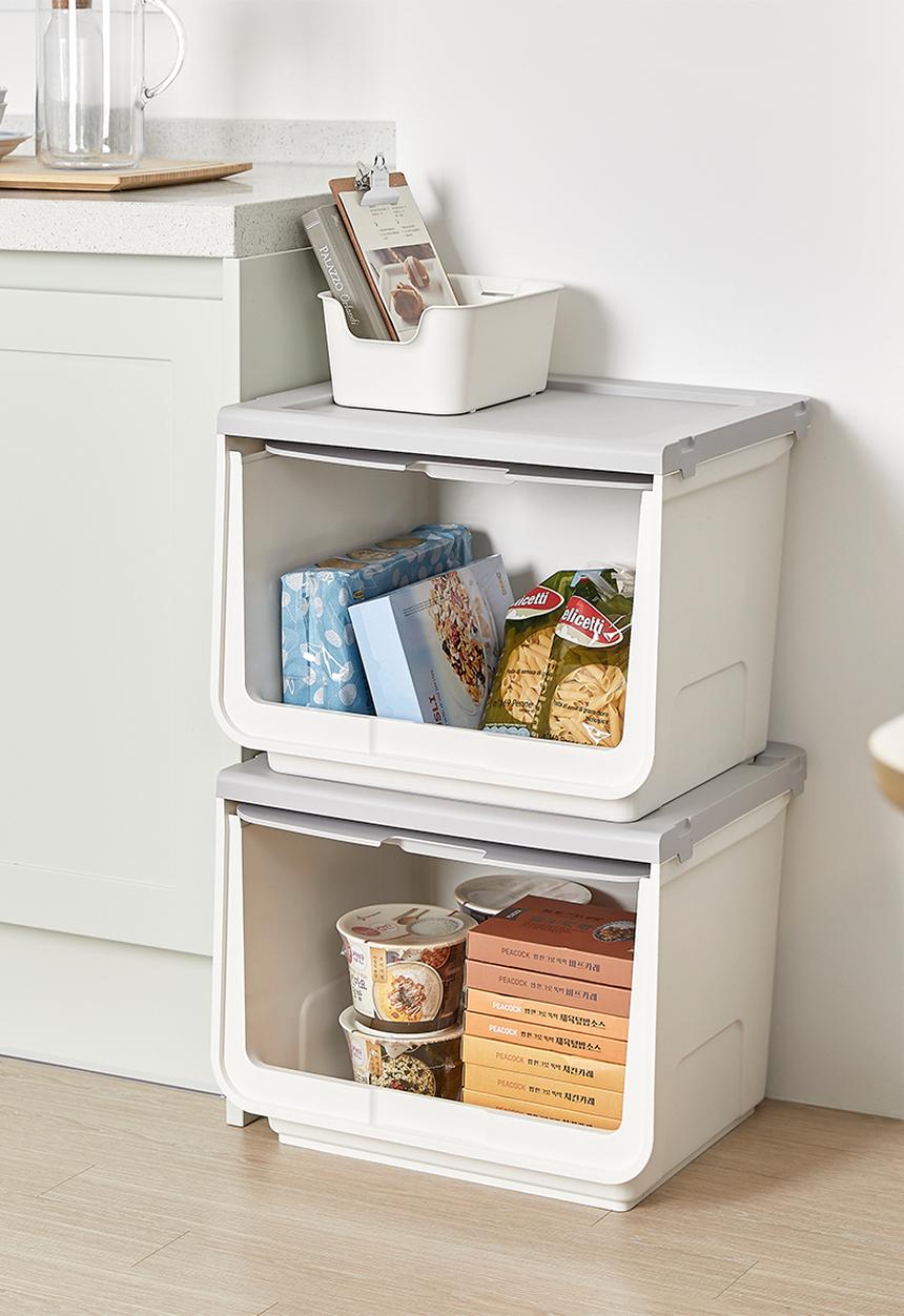 Litem - 39L Roomax stackable cube - grey