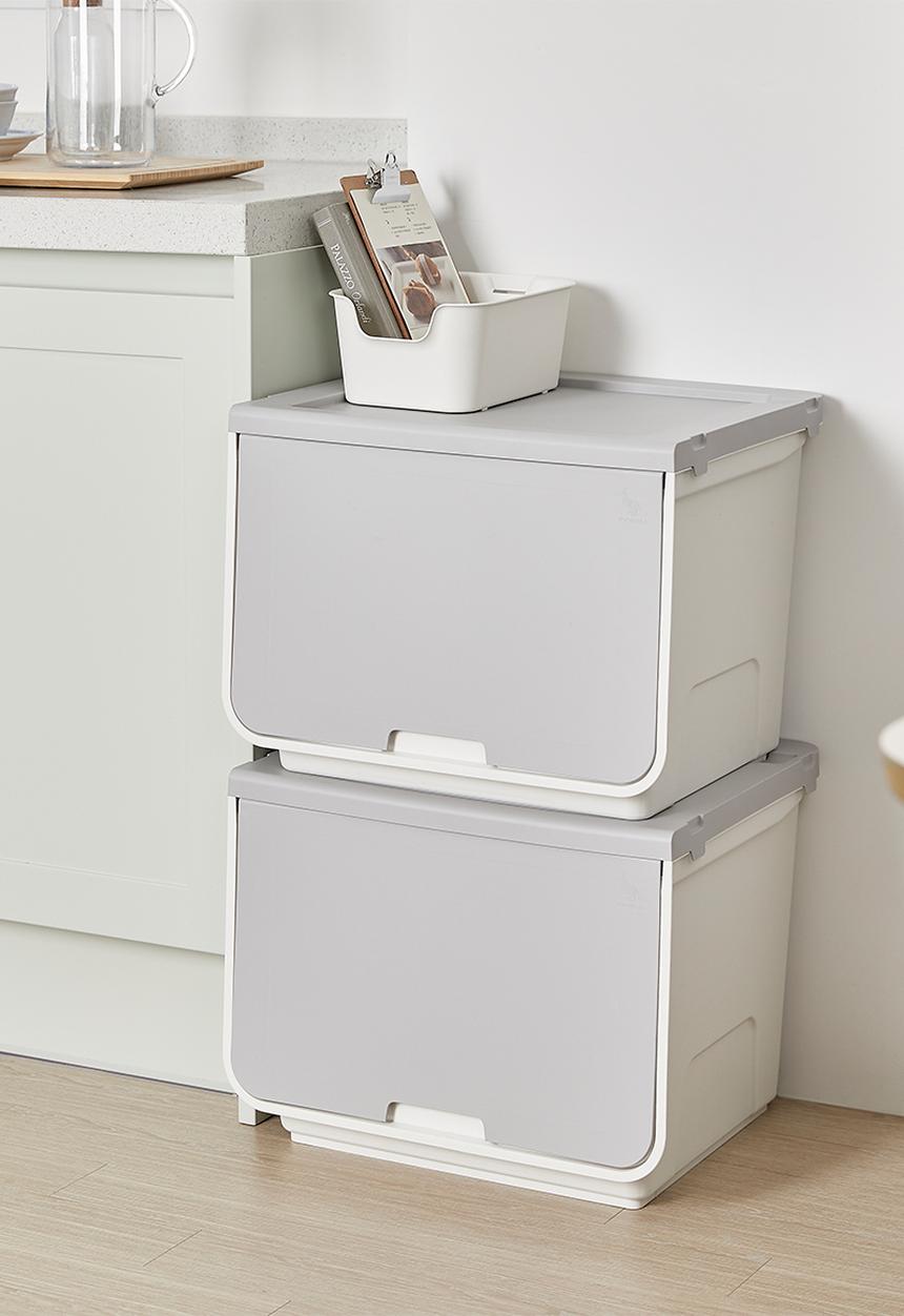 Litem - 39L Roomax stackable cube - grey