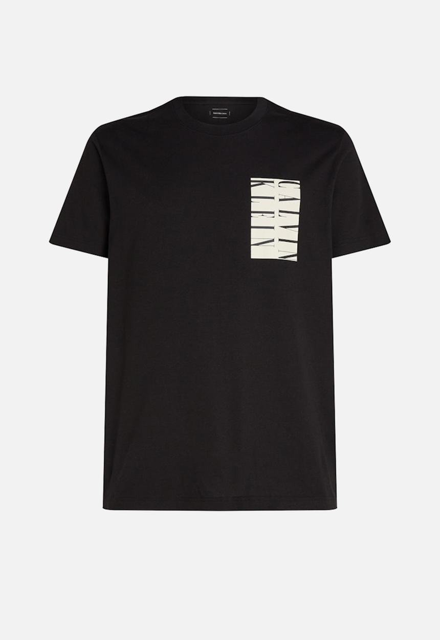 Calvin Klein - Serif Box Graphic Tee - Ck Black