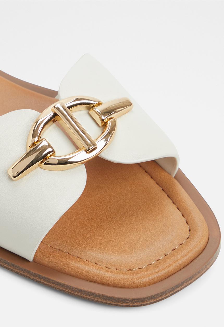 ALDO - Goassi slingback - white/bone