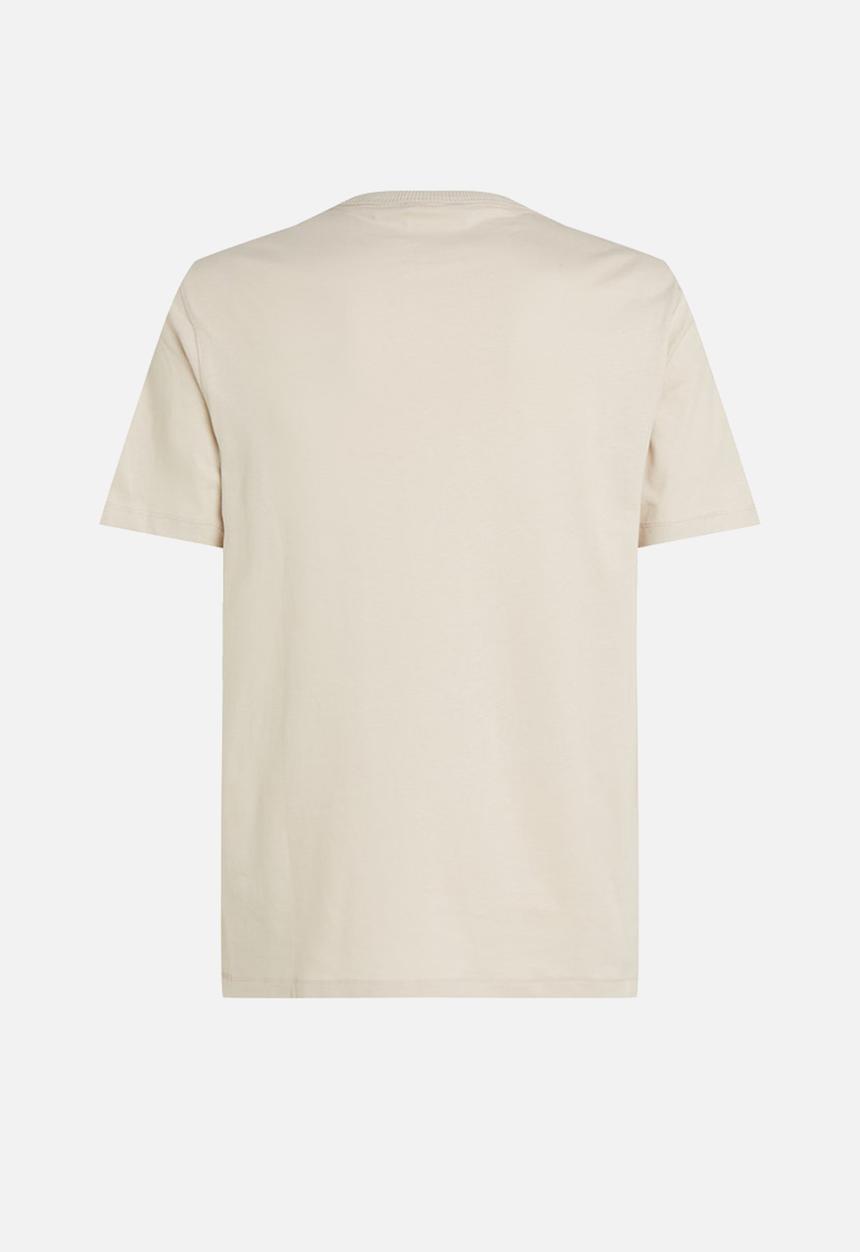 Calvin Klein - Badge Regular Tee - Oatmeal