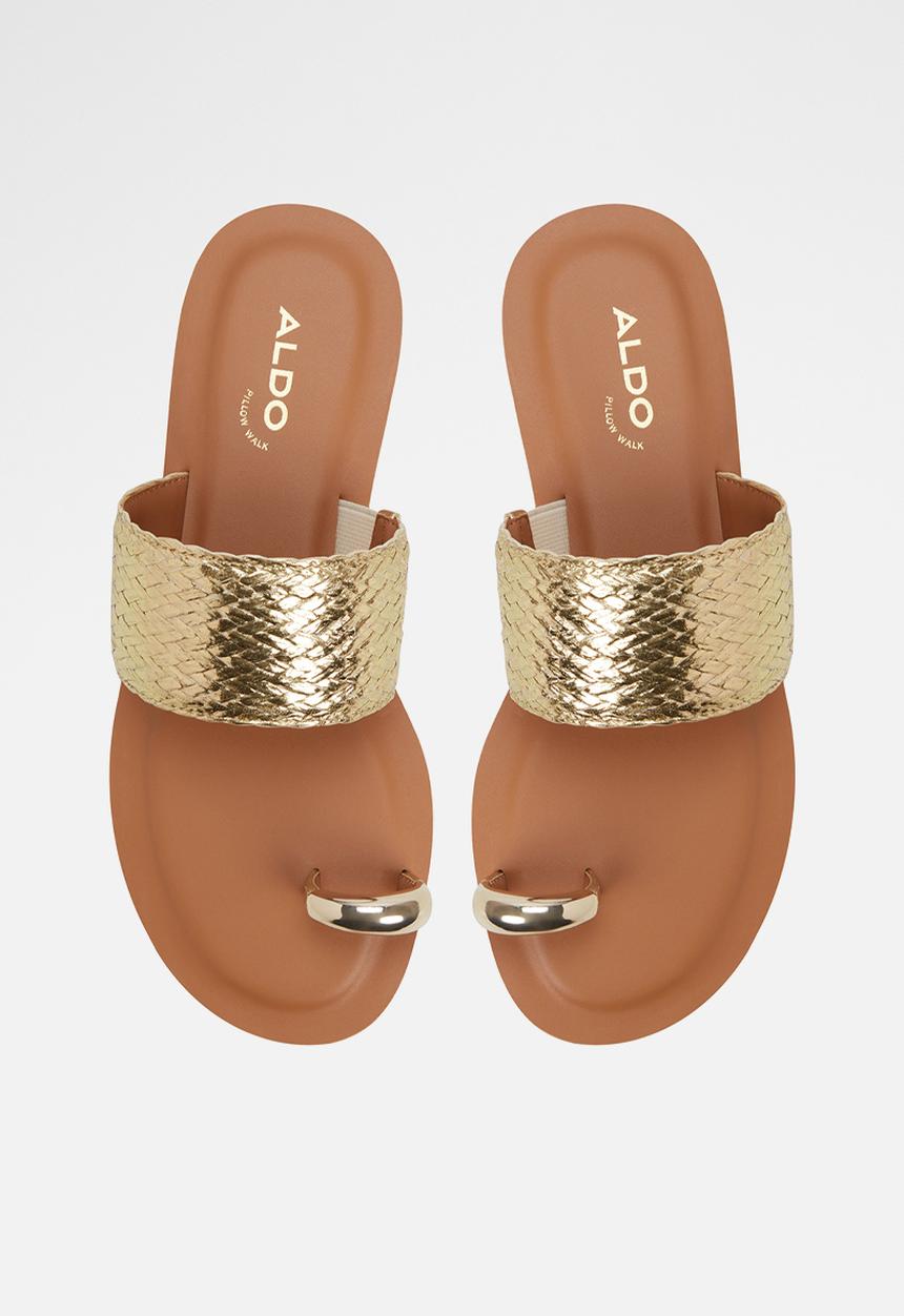 ALDO - Beachwalk slide - gold