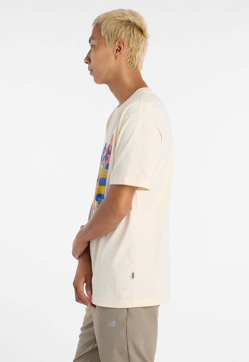 New Balance  - Nb Athletics System That Runs Tee - Neutral 