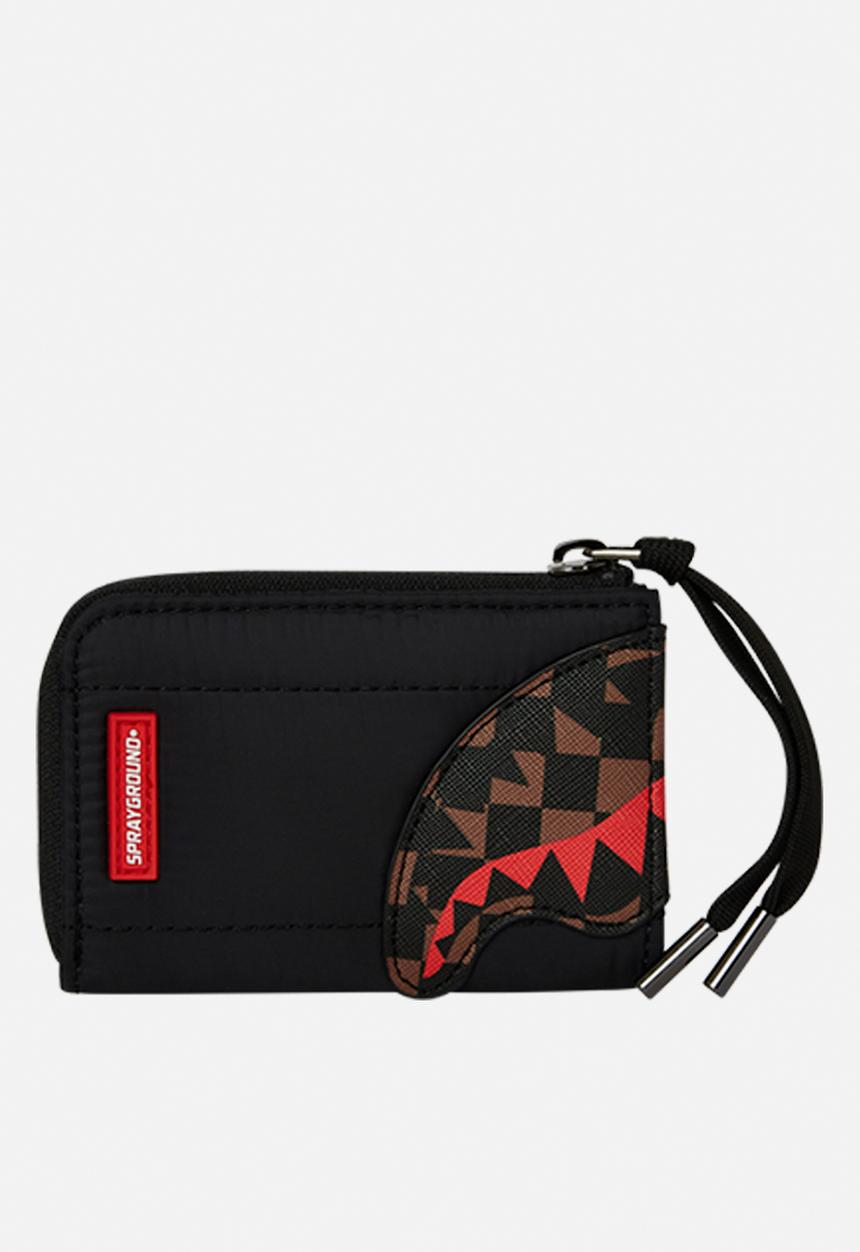 Sprayground - Sharks in paris puffer wallet- black red