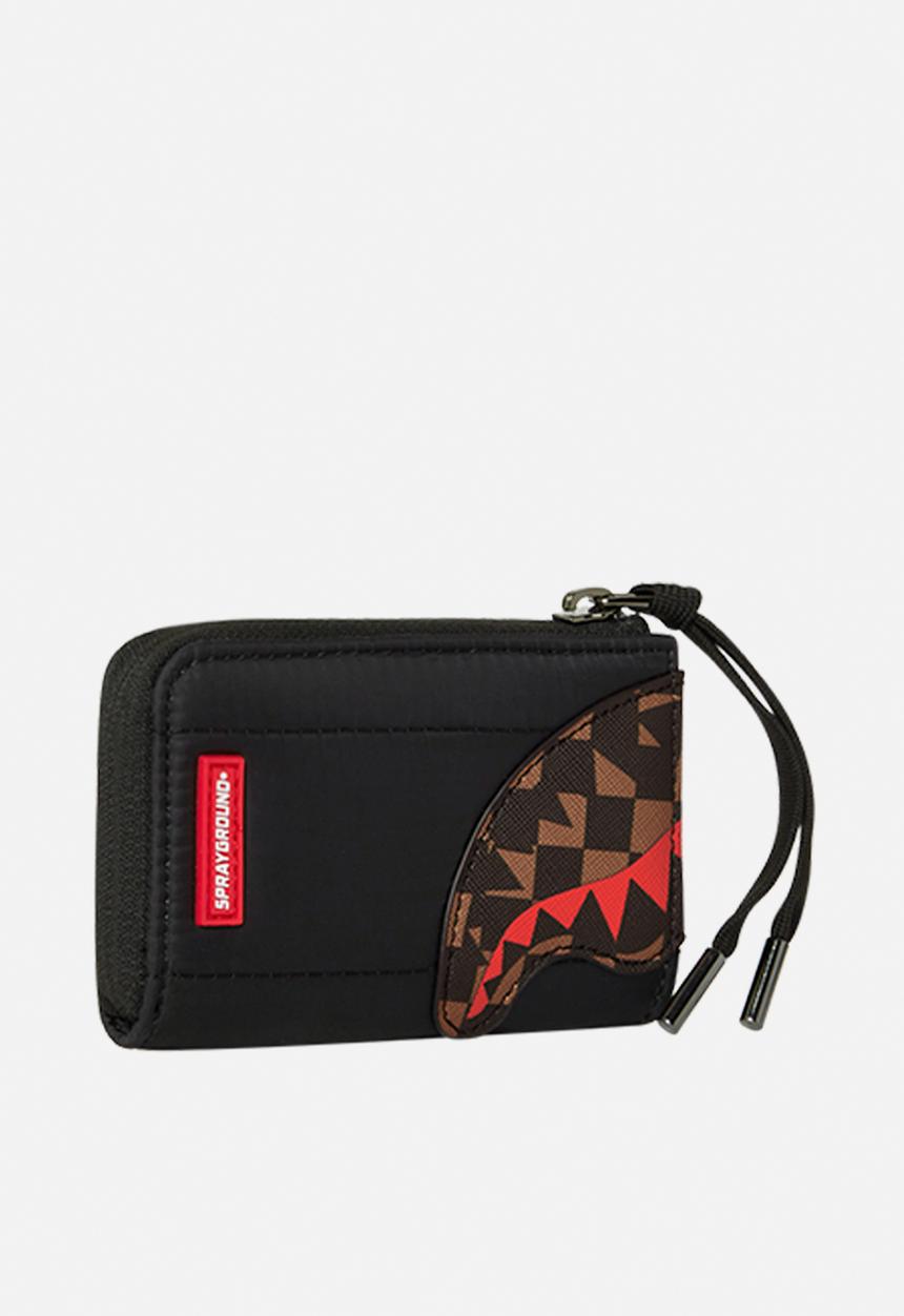 Sprayground - Sharks in paris puffer wallet- black red
